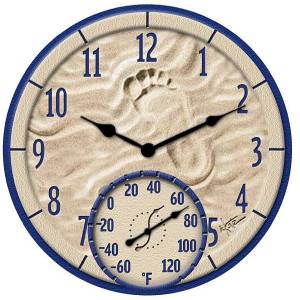 Outdoor Clocks with Thermometers