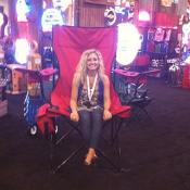 Aluminum Folding Arm Chair