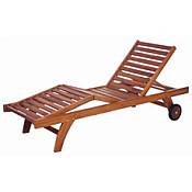 Teak Chaise Lounge