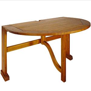 Bistro 42" Half Oval Folding Table