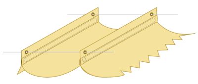 Rod Pocket Closed Ends Drawing and Grommet Wire Guide - Slide Wire Canopy