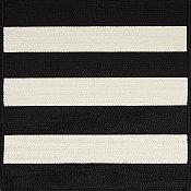 Cabana Stripes Outdoor Rugs - Tuxedo