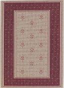 Finesse Outdoor Rug - Bouquet - Cranberry