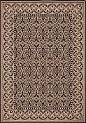 Finesse Filigree Outdoor Rug - Black