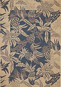 Seabreeze Outdoor Rug - Pineapple - Denim