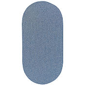 Woodrun Oval Wedgewood Indoor/Outdoor Rug-