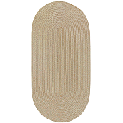 Woodrun Oval Camel Indoor/Outdoor Rug-