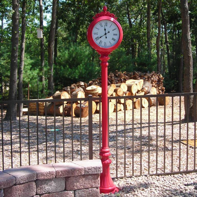 Freestanding Clocks & Thermometers Outdoor / Indoor Weather Resistant