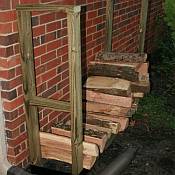 DIY Outdoor Firewood Rack Kit