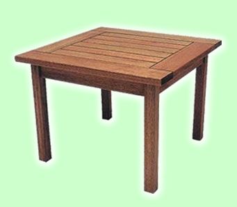 Milano Side Table Outdoor Wood Patio Furniture Bt367