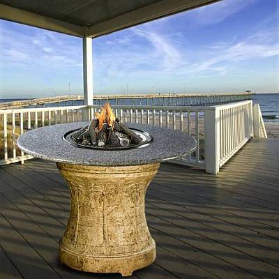 Palm Series Outdoor Bar Height Fire Pit