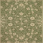 Finesse Garden Maze Outdoor Rug - 3ft 11in x 5ft 6in - Leaf Green