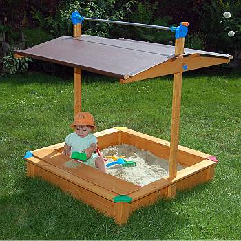 Exaco Maxi Sandbox with Toy Box