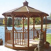 Classic Cedar Garden Gazebo Kit