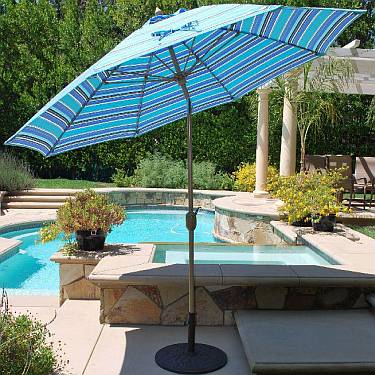 9 ft Auto Tilt Market Umbrella