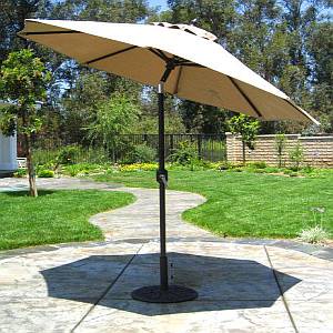 7.5 Ft. Deluxe Auto Tilt Market Umbrella