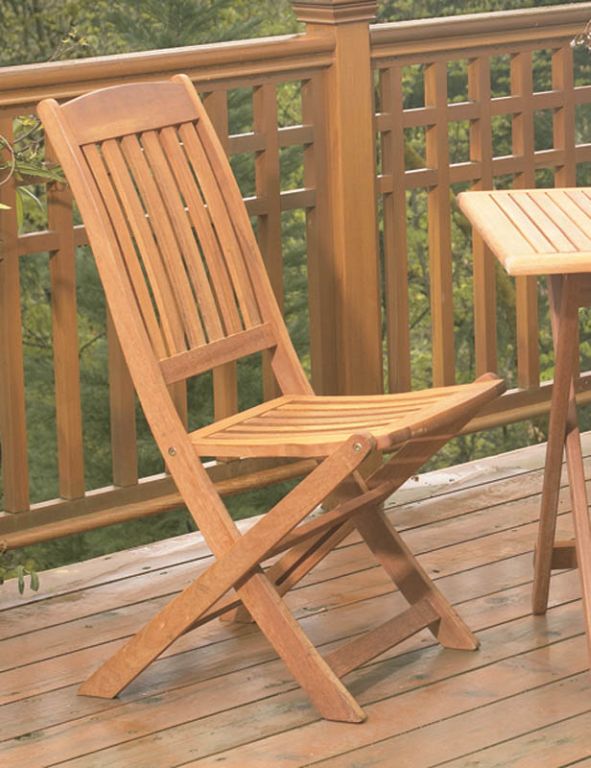 Spontaneity Eucalyptus Folding Chair (Pair) - Hardwood Outdoor ...