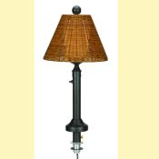 Tahiti Wicker Umbrella Table Lamp