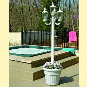 Cambridge Park Lantern - White