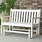 Traditional Garden Glider Bench