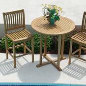 Bar Table with Two Bar Chairs