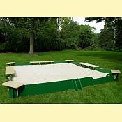 Sandlock 10ft  x 10ft Sandbox Kit with Cover