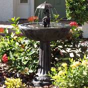 Umbrella Series Solar Fountain- Piggyback Design