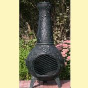 Grape Leaf Chiminea  w/ Gas Kit