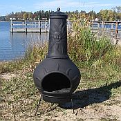 Sun Ray Style Chiminea