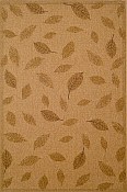 Patio Everywear Rug   - Leaves Oatmeal