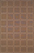 Patio Everywear Rug  Squares Oatmeal