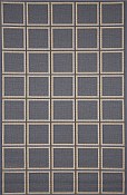 Patio Everywear Rug  Squares Denim