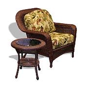 Tortuga Lexington Club Chair & End Table