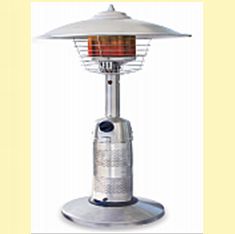 Stainless Steel Round Halogen Floor Patio Heater