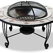 Mosaic Tile Outdoor Firepit