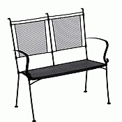 Bradford Wrought Iron Bench