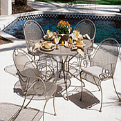 Cantebury Wrought Iron Patio Set