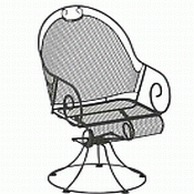 Cantebury Wrought Iron Swivel Rocker