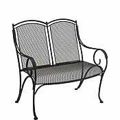 Modesto Wrought Iron Bench