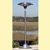 Stainless Steel Round Halogen Floor Patio Heater