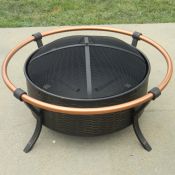 Copper Rail Fire Pit